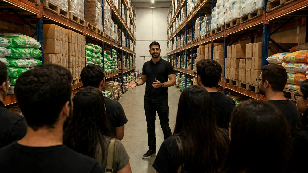 Operação real em centro de distribuição de e-commerce